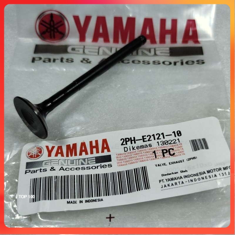 DM135 Valve Klep Ex Keluar Yamaha Mio M3 Z S Fino Soul GT 125 2PH-E2121-10 ORIGINAL