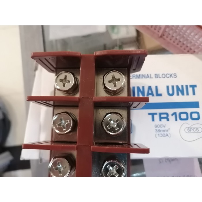 TERMINAL BLOCK TR 100DIN RAIL/ TR 60A MODEL KASUGA/T BLOK TR100