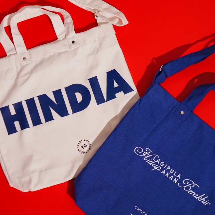 Totebag Hindia x Tanamera Coffee - Lagipula Hidup Akan Berakhir - White