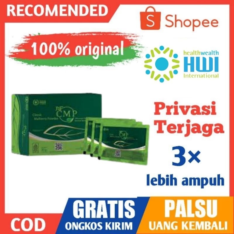 【COD】 NF CMP HWI ORIGINAL PELANGSING BADAN HERBAL NO 1 DETOX PERUT TUBUH BUNCIT AMPUH