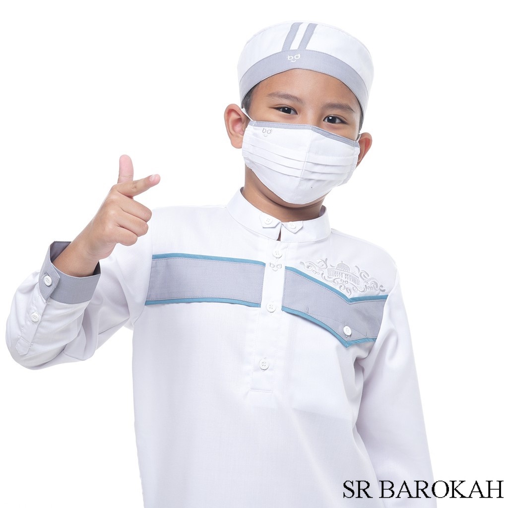 Rabbani - Setelan Jubah Koko Anak Muslim Bani Batuta Hafiz Zulham