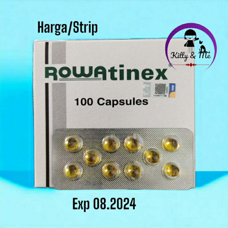 Obat Batu Ginjal Herbal Untuk Kucing Susah Kencing Urinary FUS Rowatinex 1 Strip (10 tab) Ampuh