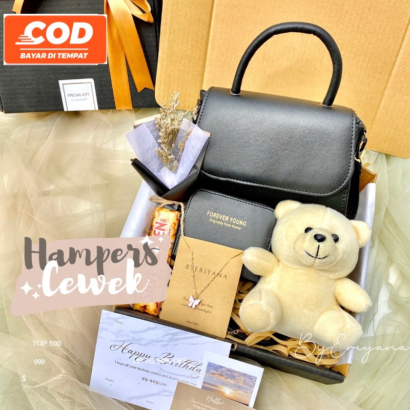 HAMPERS CEWEK KADO ULANG TAHUN WANITA HAMPERS HADIAH WISUDA GIFT BOX ULTAH PAKET KADO WISUDA GRADUAT