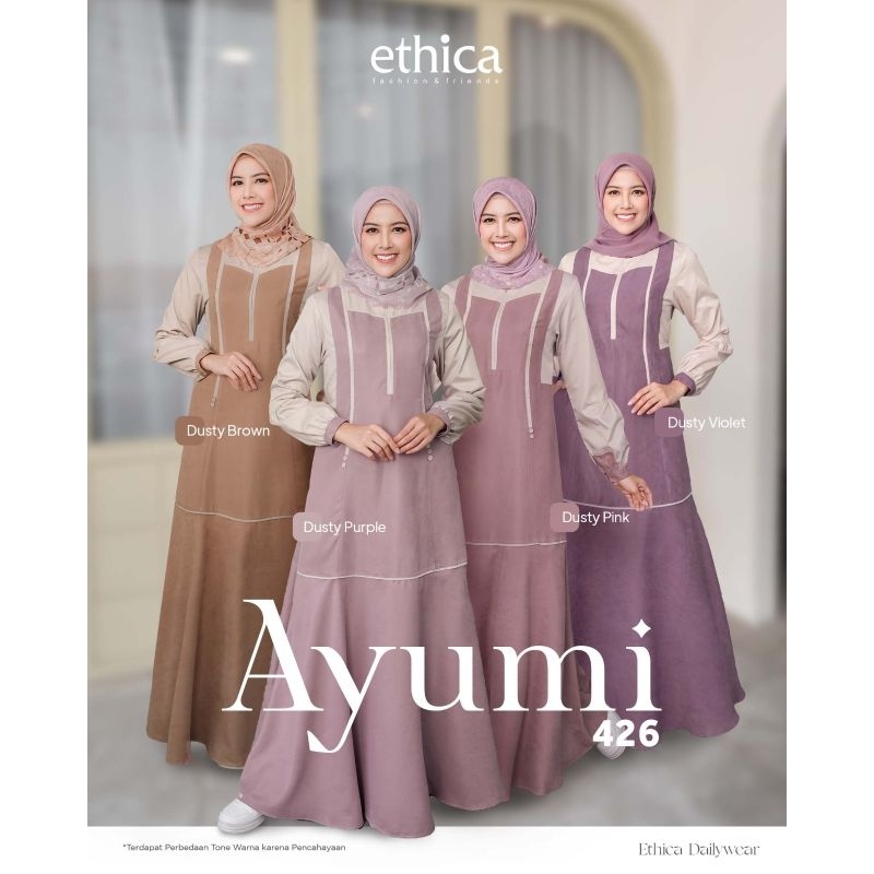 Baju Gamis merk ethica Ayumi 426