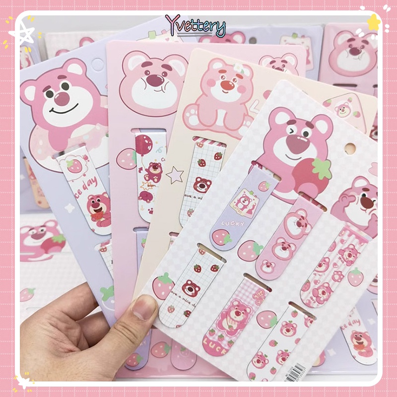 

COD❤️ Bookmark Magnetik Kreatif Kartun Siswa Bookmark Klip Buku Magnet-yy