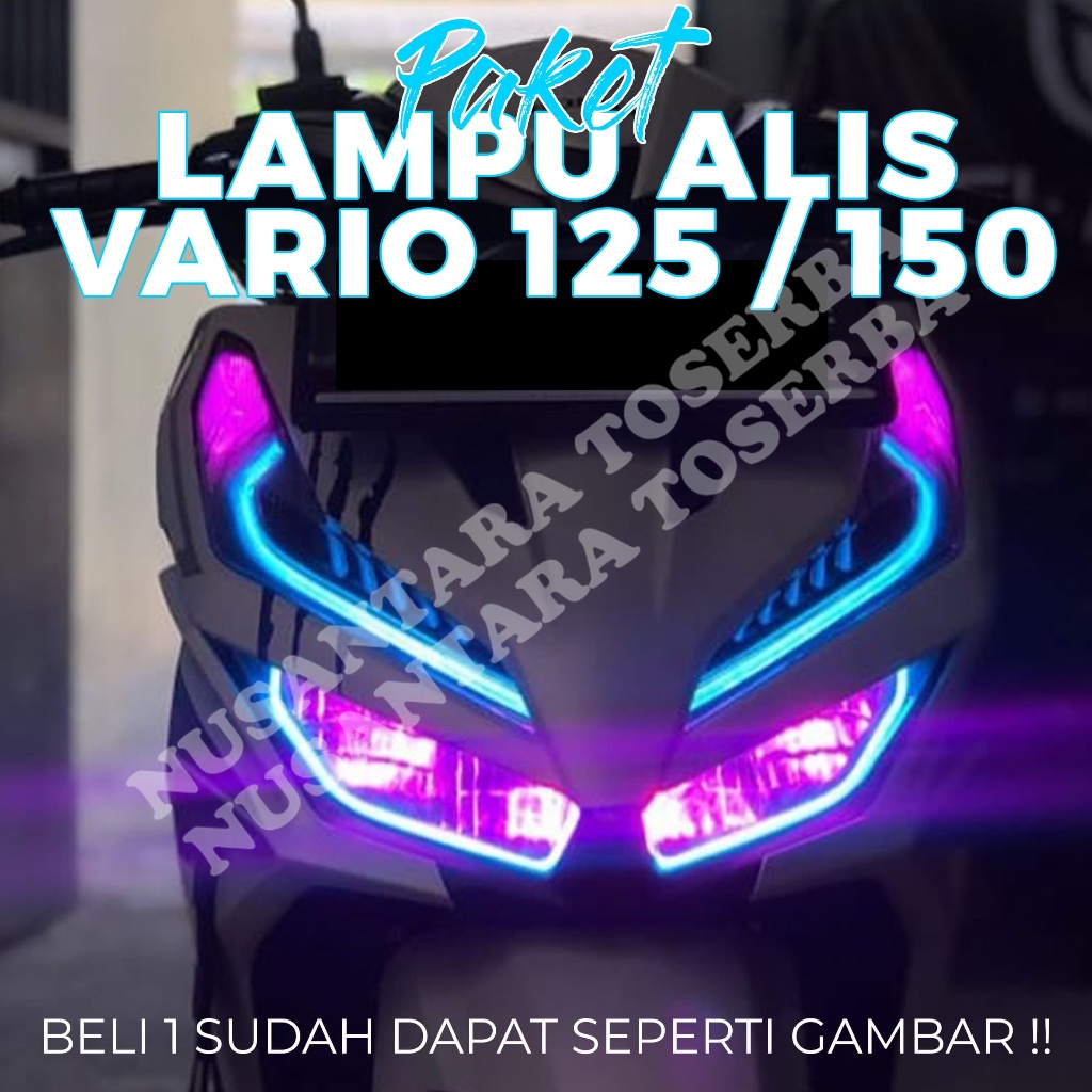 LAMPU ALIS HONDA VARIO 125 DAN DEVIL EYE NO BINTIK