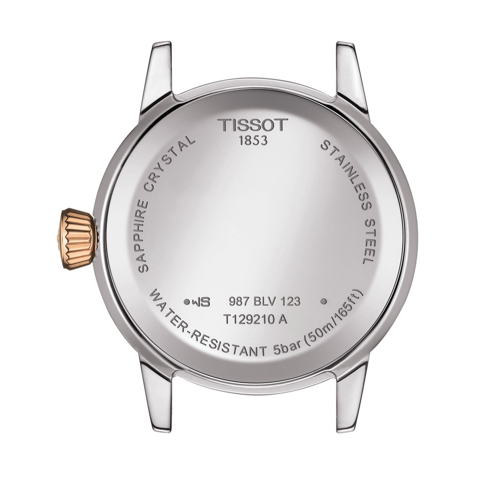 original tissot classic dream lady stainless steel multicolor 28mm jam tangan wanita -