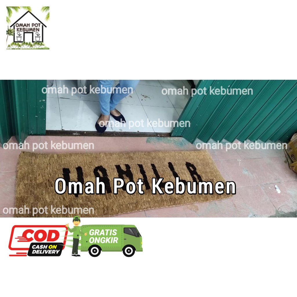 KESET SABUT KELAPA CUSTOM NAMA / TULISAN