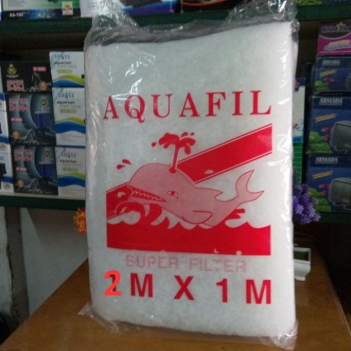 Busa Filter / kapas filter aquarium 2 x 1 Meter