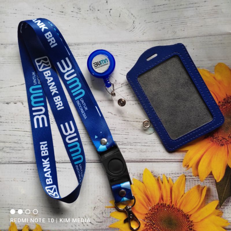 

[PROMO ready] Tali idcard BRI BUMN DG/Lanyard BRI BUMN Ready Stok HANDPHONE