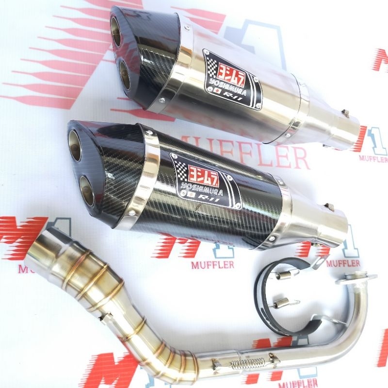 Knalpot Racing Yoshimura R11 Matic Nmax Aerox Pcx Xmax Vario Beat Mio