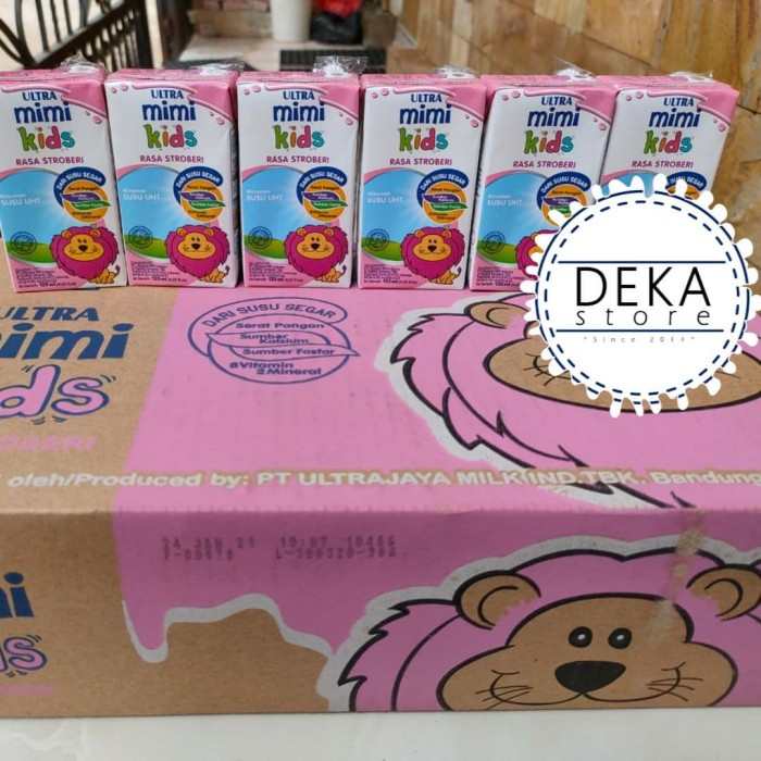 

[Big Sale] Susu Ultra Mimi 125 ml - Stroberi