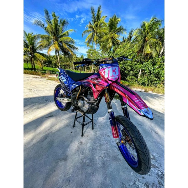 DECAL HOLOGRAM / CROME  KLX CRF WR KTM GORDON | DECAL SUPERMOTO