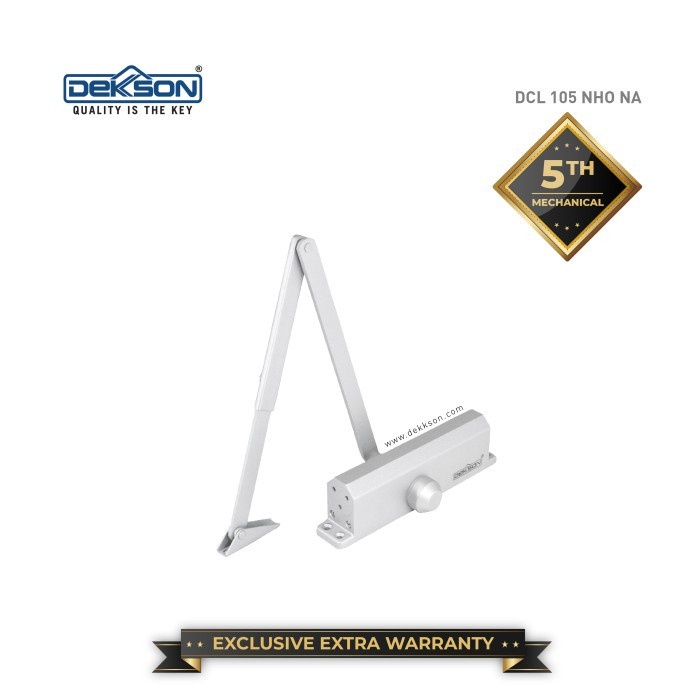 TERPERCAYA Door Closer Dekkson DCL 105 NHO NA / Penutup Pintu Silver