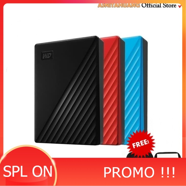 WD My Passport 1TB New Design Hardisk Eksternal 1TB 2.5" - WD Passport 1TB Original JMBR99