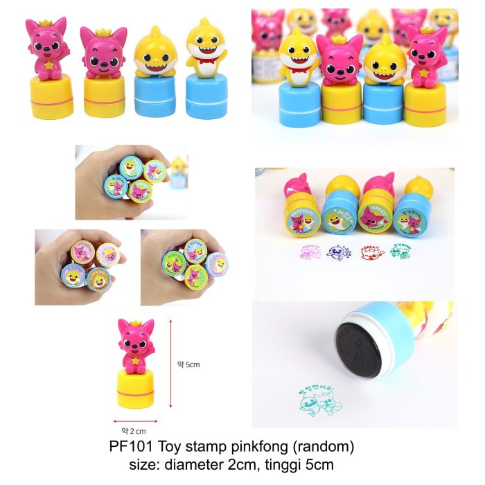 

ORI KOREA TOY STAMP PINKFONG (random) - PF101 - pinkfong