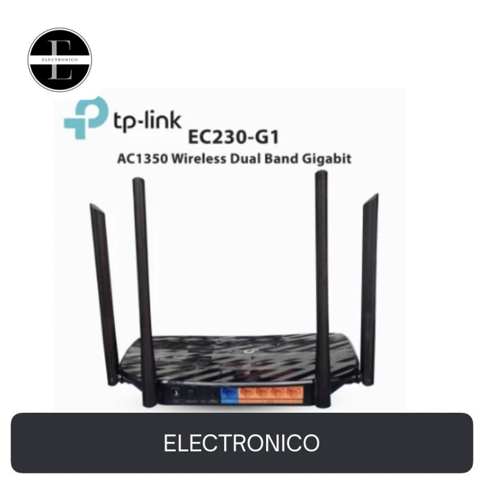 TPLINK AC 1350 EC 230-GI WIRELESS DUAL BAND GIGABIT ROUTER NEW