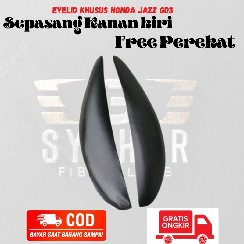 EYELID MATA SIPIT COVER HEADLAME HONDA JAZZ GD3 VTEC I-DSI