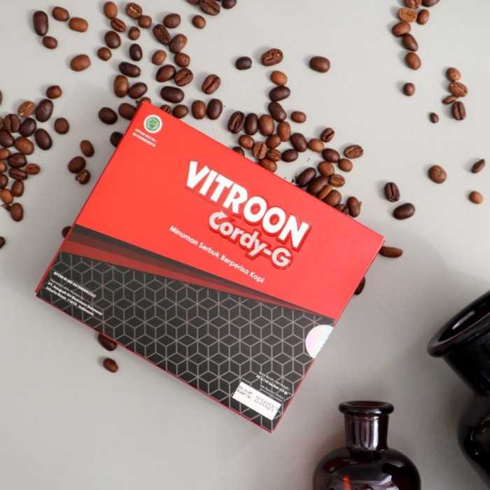 

VITROON vitron Cordy-G Minuman Serbuk Berperisa Kopi Stamina Pria