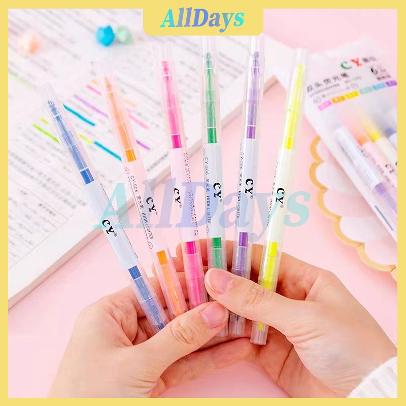 

Highlighter Stabilo Warna Warni Marker Dual Tip Softliner Pastel Stabilo Set Gel pen Glitter Pelangi