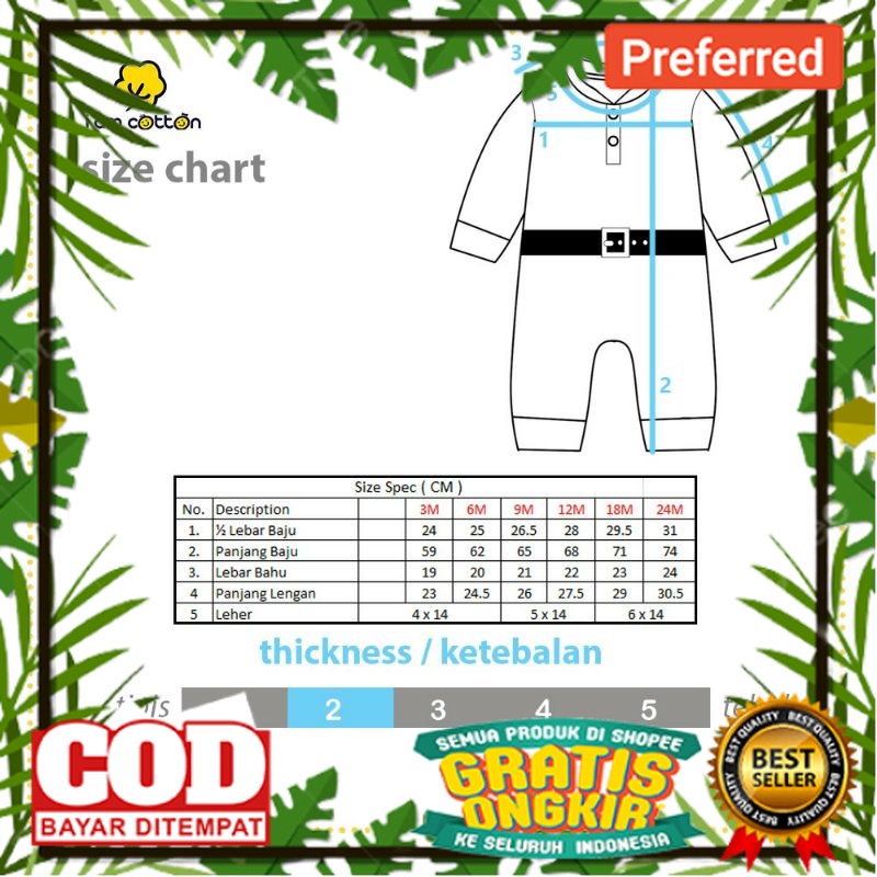 I Am Cotton Christmas Costum Baju Natal Anak | Dress | Romper | Hoodie | Topi Santa Claus Anak// Kos