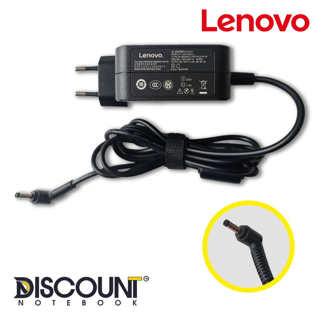ADAPTOR LEPTOP ADAPTER CASAN LAPTOP LENOVO IDEAPAD 20V 3.25A (4.0X1.7)