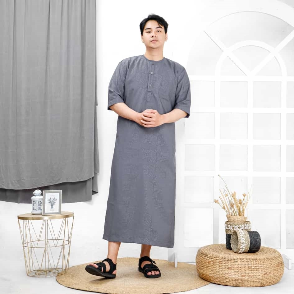 khazanamusliwear - Terlaris - Jubah pria Solat katun laa samase haramain Al Amwa zein isra ikhwan MG