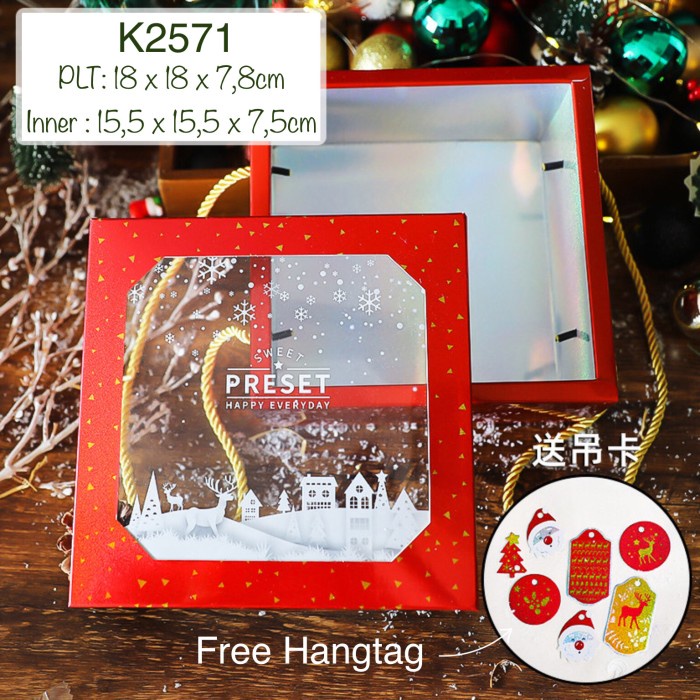 

Kotak Natal K2571 Dus Christmas Box