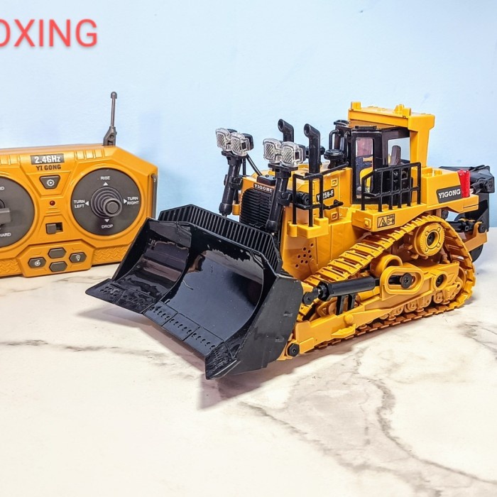 RC Alat Berat Buldozer Yigong Tractor RTR Excavator Mainan Remot Control Bisa Diecast Pajangan Wpl H