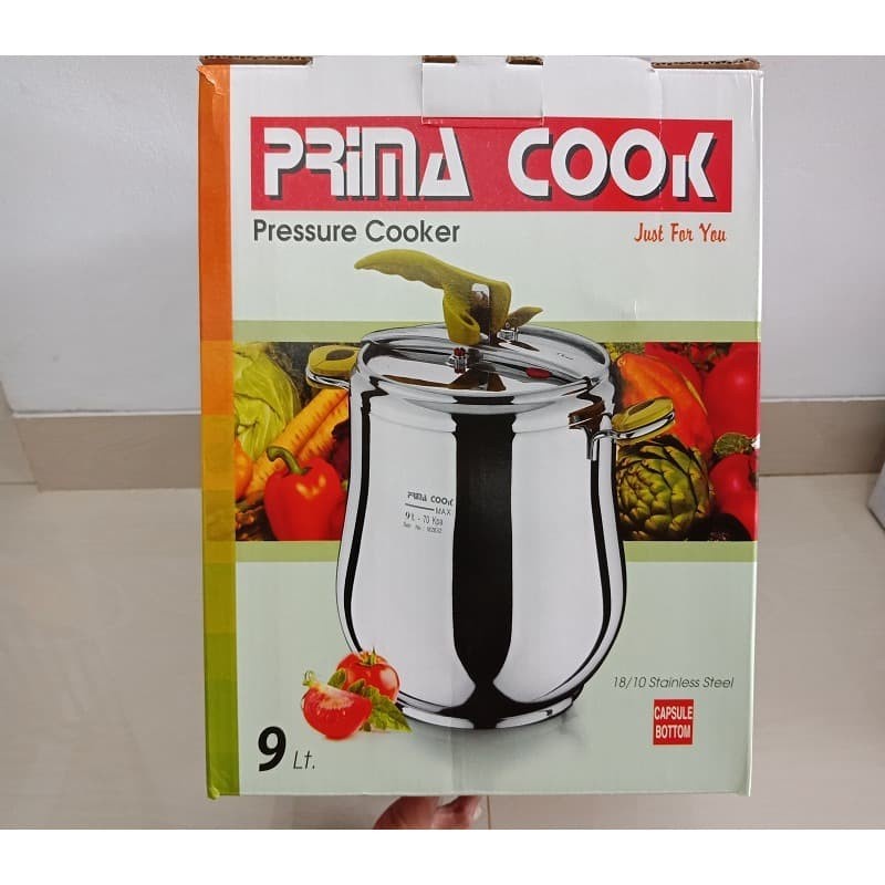 PRIMA COOK Panci Presto 9 Liter Original STAINLESS STEEL  FlavaHerbalShop