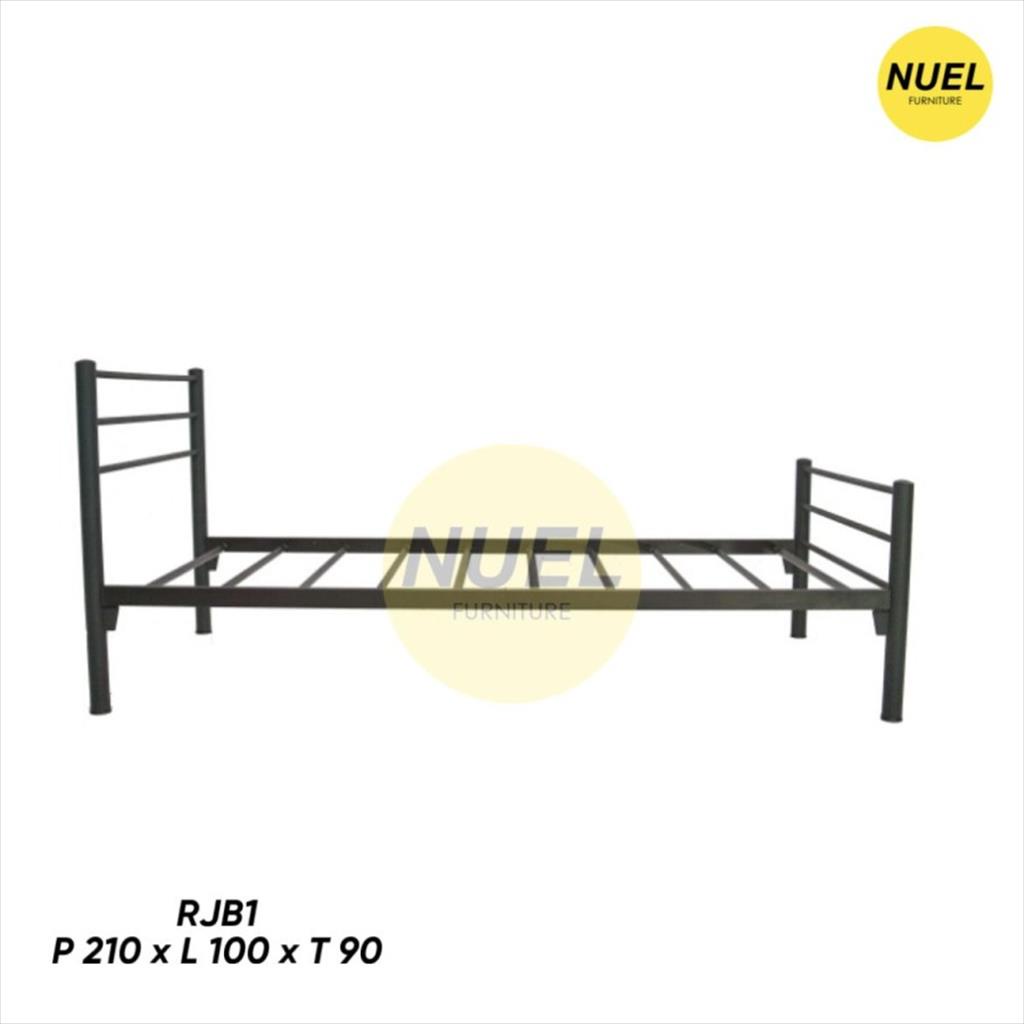 Dipan Tempat Tidur Besi / Ranjang Besi Minimalis / Single Bed