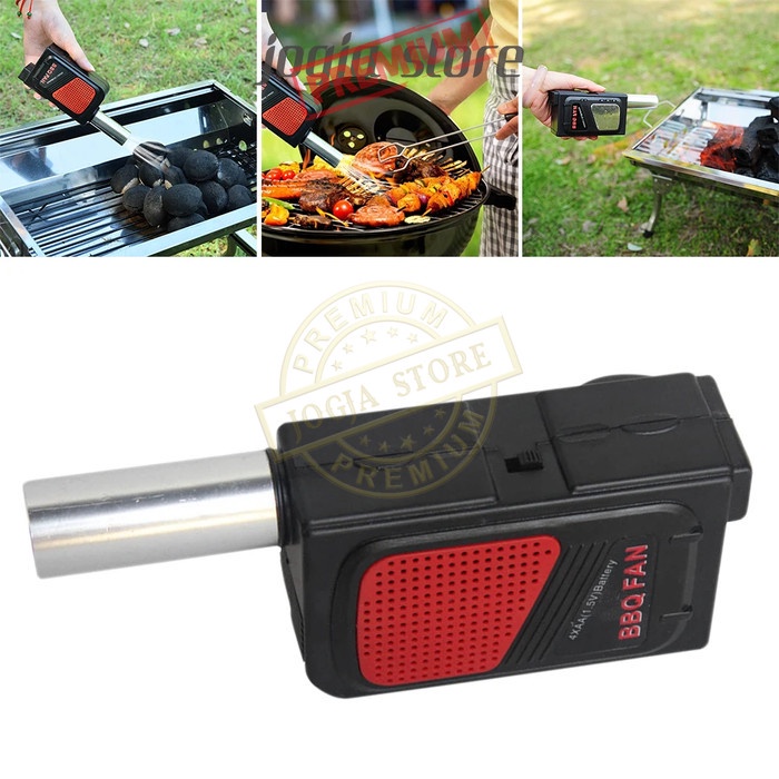 Kipas Angin BBQ Blower Elektrik Panggangan Sate Blower Grill Portable