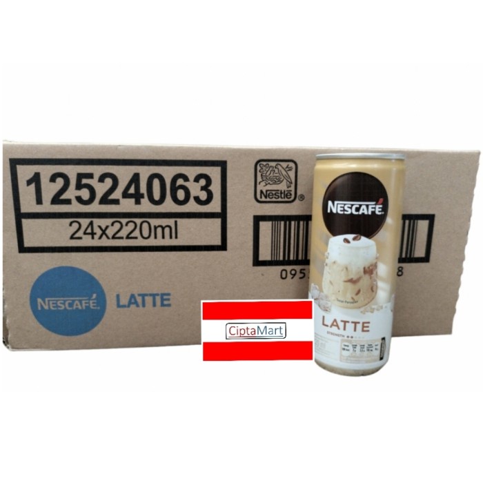 

Nescafe Kaleng Latte 24 x 220 ml ( 1 dus )