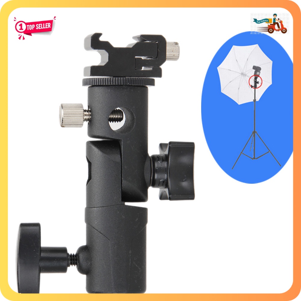 Hot Shoe Swivel Lampu Flash Kamera for Tripod Light Stand