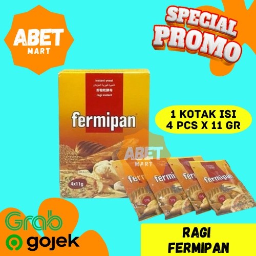 

Ragi Fermipan Sachet 11 Gr Kotak - Pengembang Vermipan Obat Kue Saset