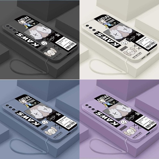 Soft Case Samsung A50 / A70 Trendy Smile Silicone Square Cover Mtte Free Tali