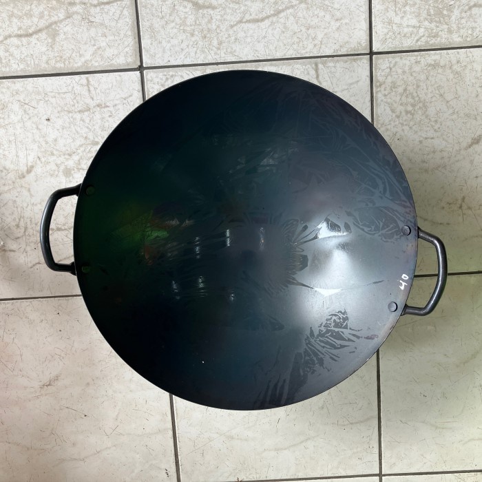 Wok Master Kuali Besi Kuping Dua / Iron Wok