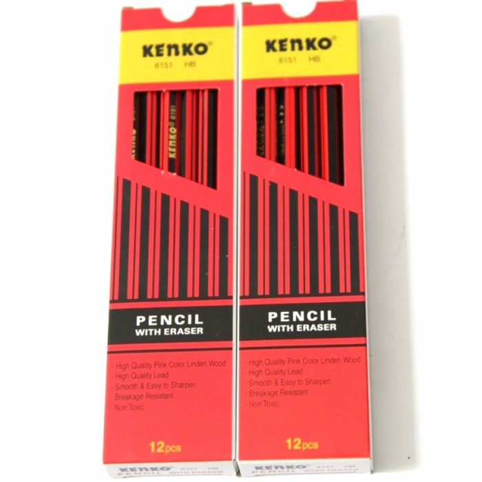 

Pensil KENKO HB-6151 Merah