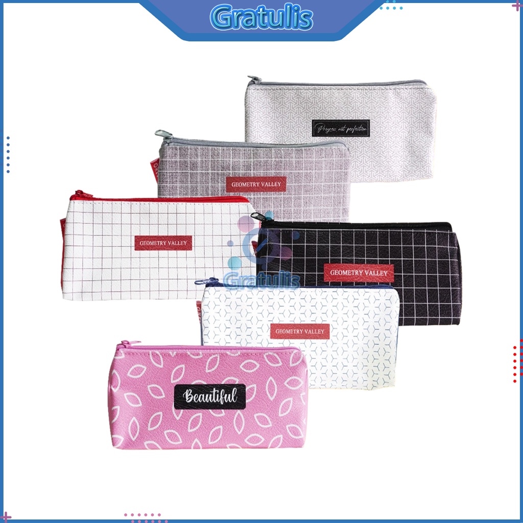 

KOTAK PENSIL SEGITIGA GREEBEL 0109-14 / PENCILS BAG / PINGSIL CASES / TEMPAT PENSIL / WADAH PULPEN KAIN RESLETING