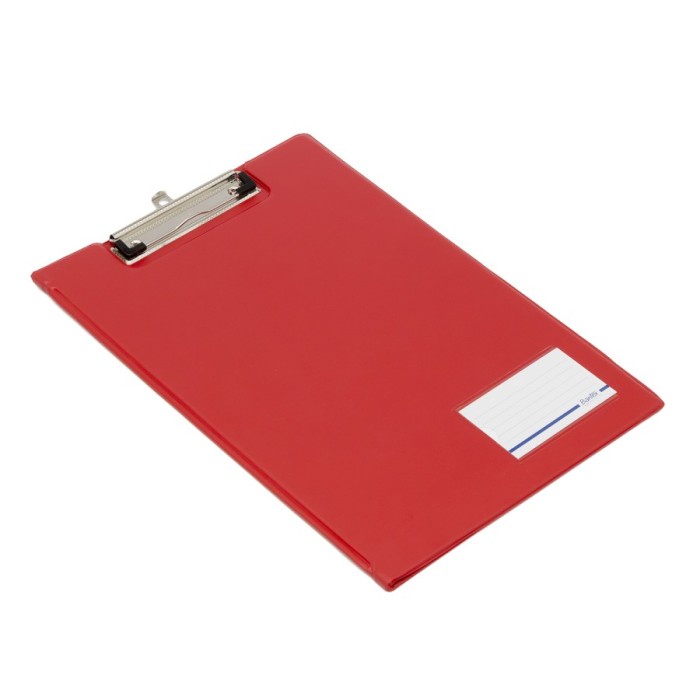 

Andma Bantex Clipboard With Cover Folio Red #4211 09