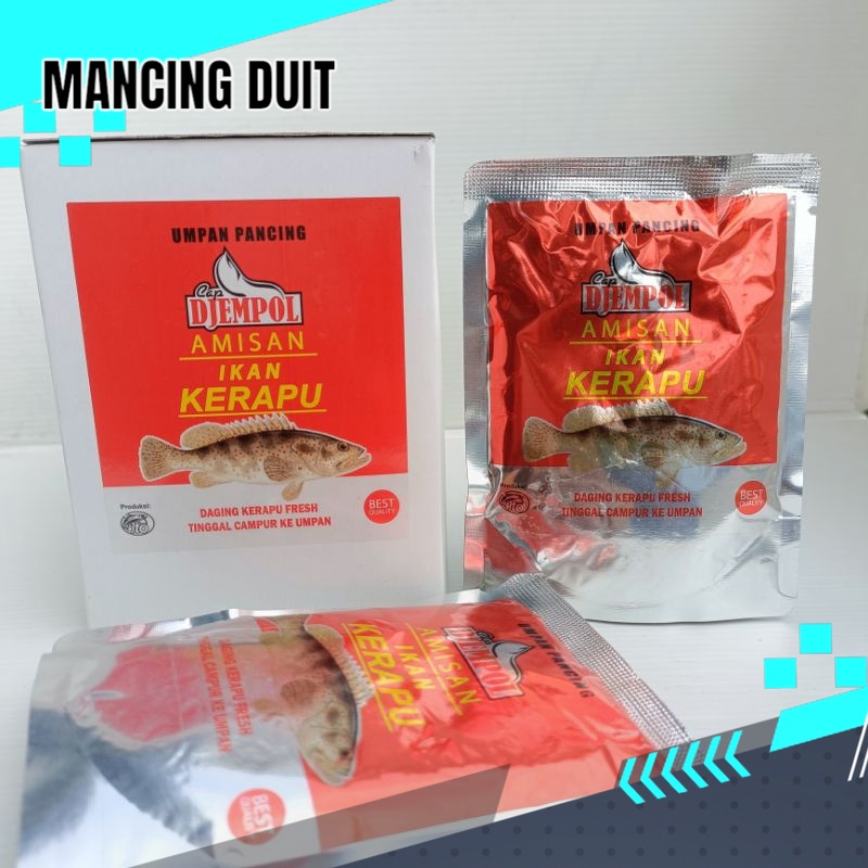 Amisan Djempol Kerapu - Umpan pancing pelangi kerapu - Djempol Kerapu - Pelangi Kerapu