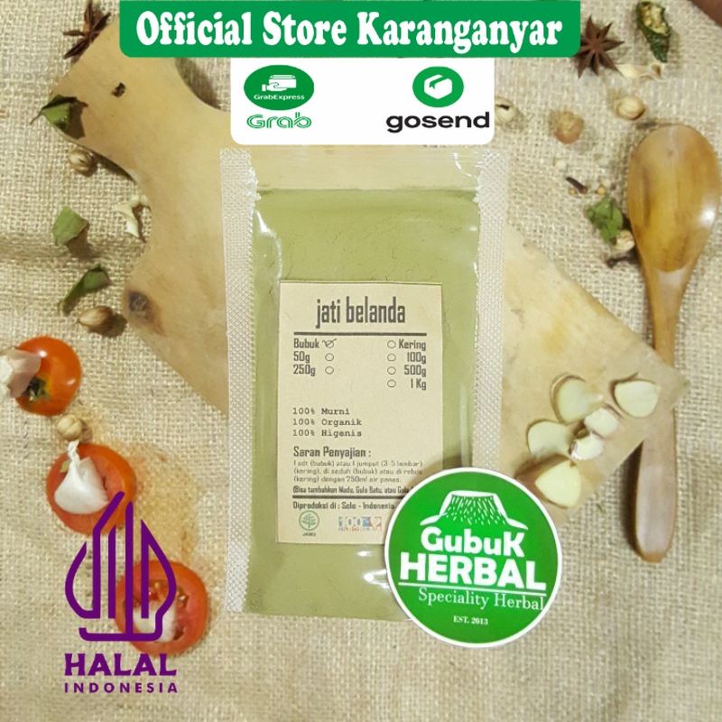 

DAUN JATI BELANDA BUBUK 1 KG / Sonchus Arvensis / BUBUK HALUS / MURNI TANPA CAMPURAN