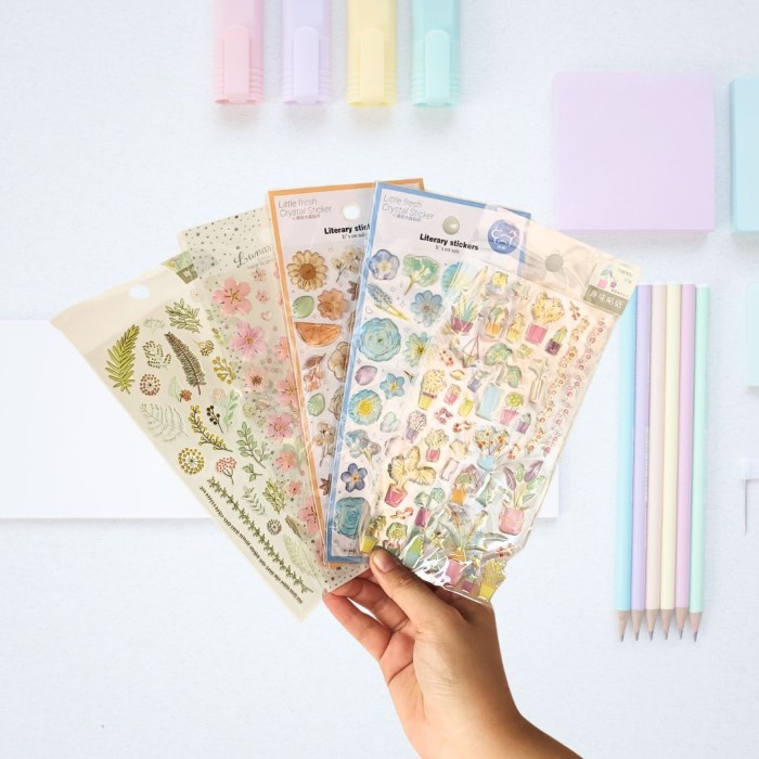 

Stiker Aesthetic DIY Floral PLANT SERIES Timbul Lucu Anti Air Deco Jurnal Scrapbook Korean