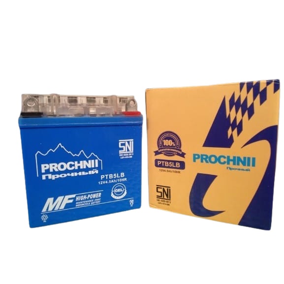 AKI GEL MURAH  motor Grand, Mio Sporty, Shogun 110 MOCIN PTB5LB PROCHNII