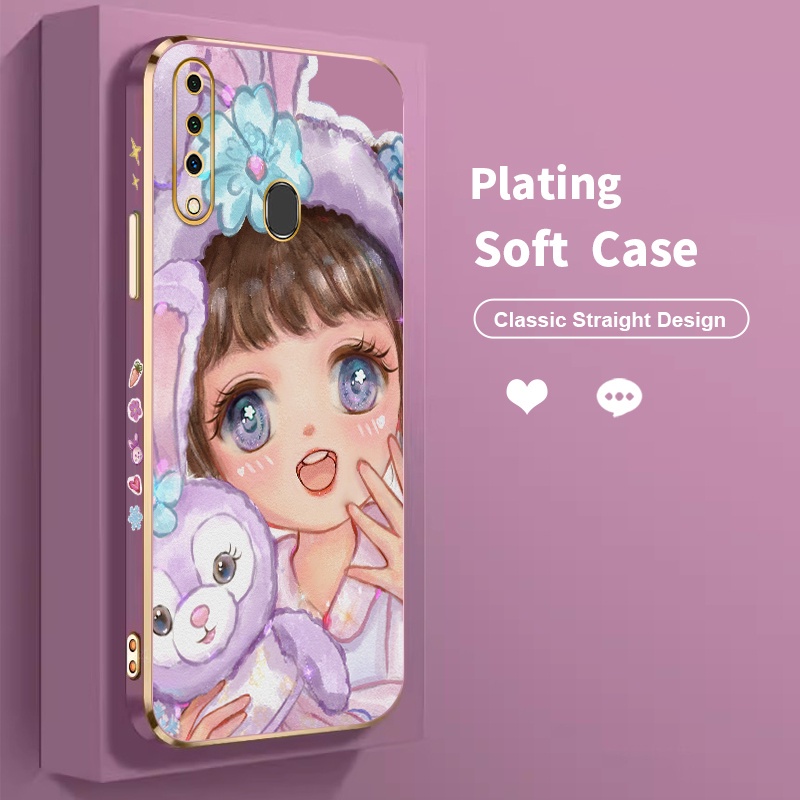 Golden Plated Casing Case For Samsung A20s A21s A20 Case For Samsung A205 A207F samaung A217F Case F