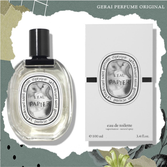 DIPTYQUE LEAU PAPIER EDT 100 ML Box Segel