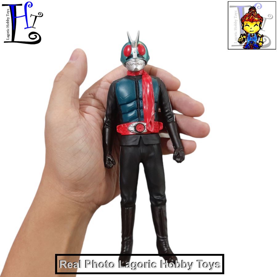 Movie Monster Series Kamen Rider 2+1 [Shin Kamen Rider] Bandai Mainan Figure