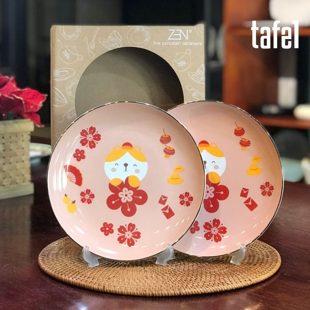 Hampers Wedding Sangjit Keramik Prosperity Kitty