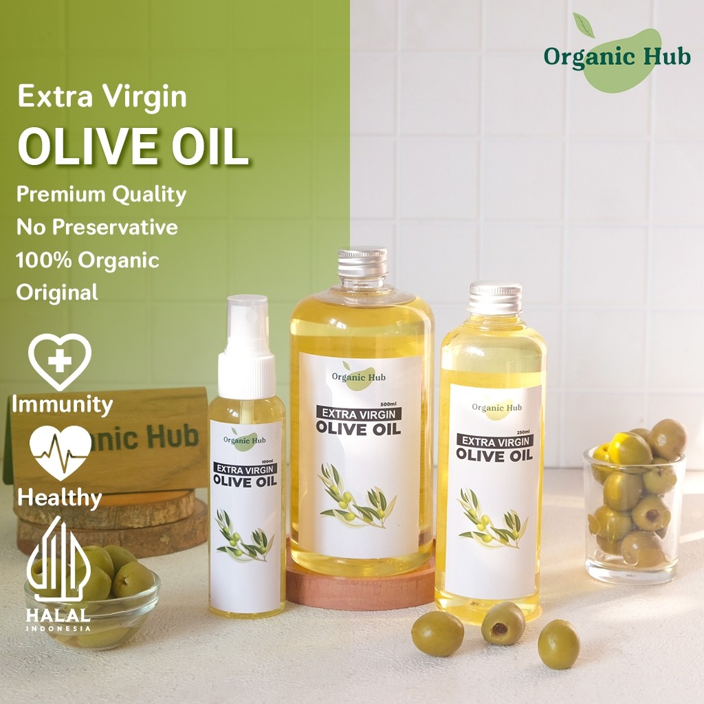 

Organic Hub Minyak Zaitun Dapat Diminum Extra Virgin Olive Oil Organic Premium Murni Asli 100% EVOO Serbaguna Dikonsumsi Untuk Kesehatan