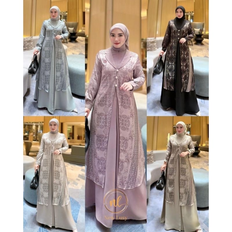 New Lusy Serina Dress - Gamis new lusy